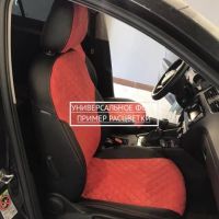 Чехлы Автопилот Алькантара Ромб на Peugeot Traveller 1 7 мест (2016+) Чехлы Автопилот Алькантара Ромб на Peugeot Traveller 1 7 мест (2016+)